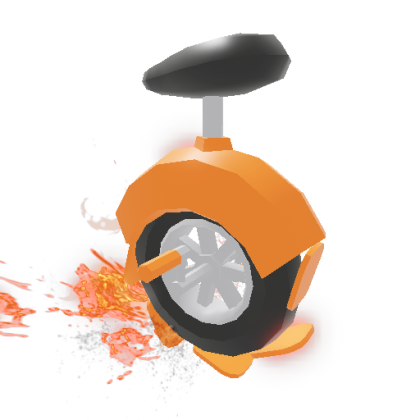Orange Unicycle